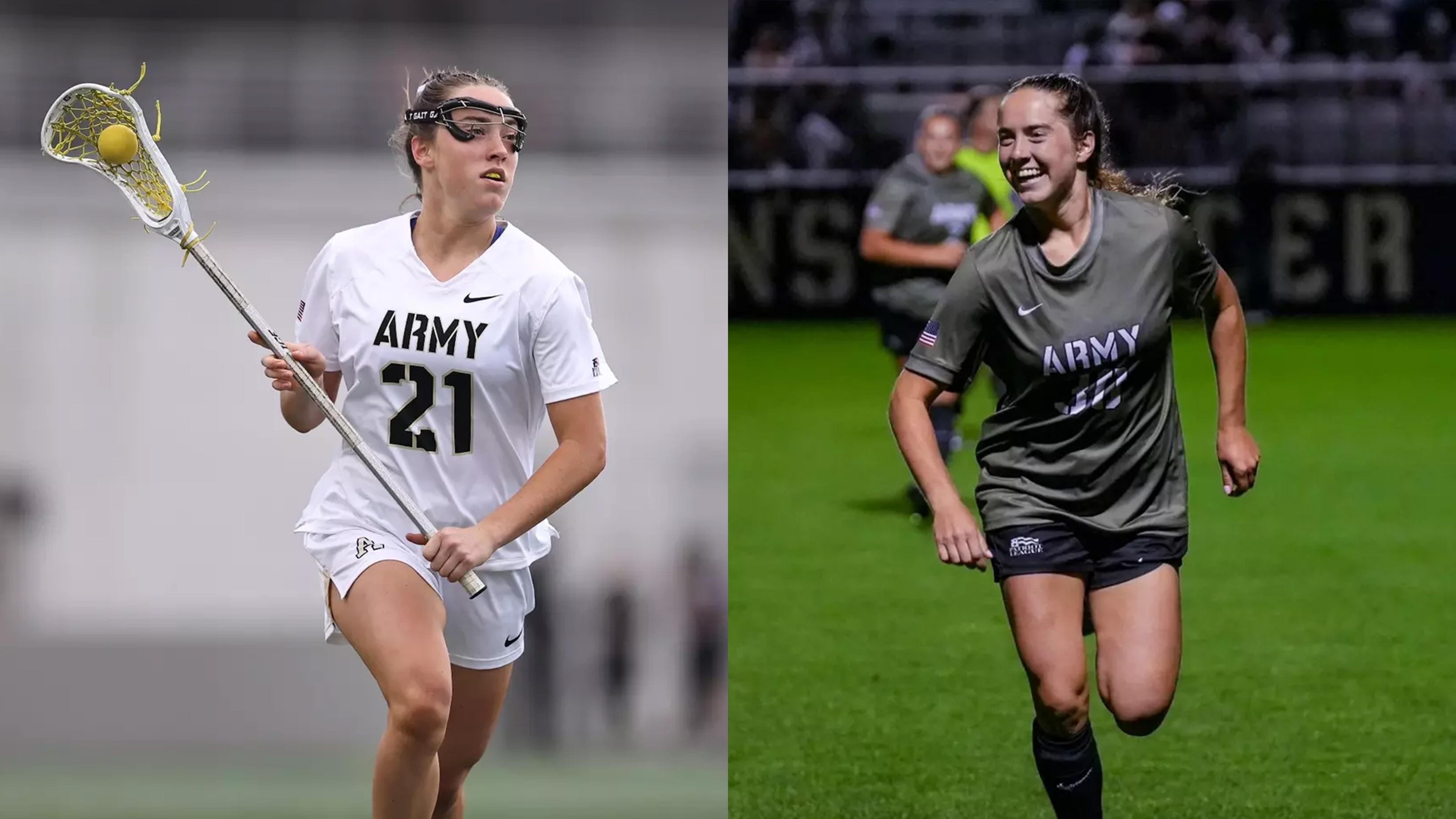 Brigid Duffy is on the West Point lacrosse and soccer teams