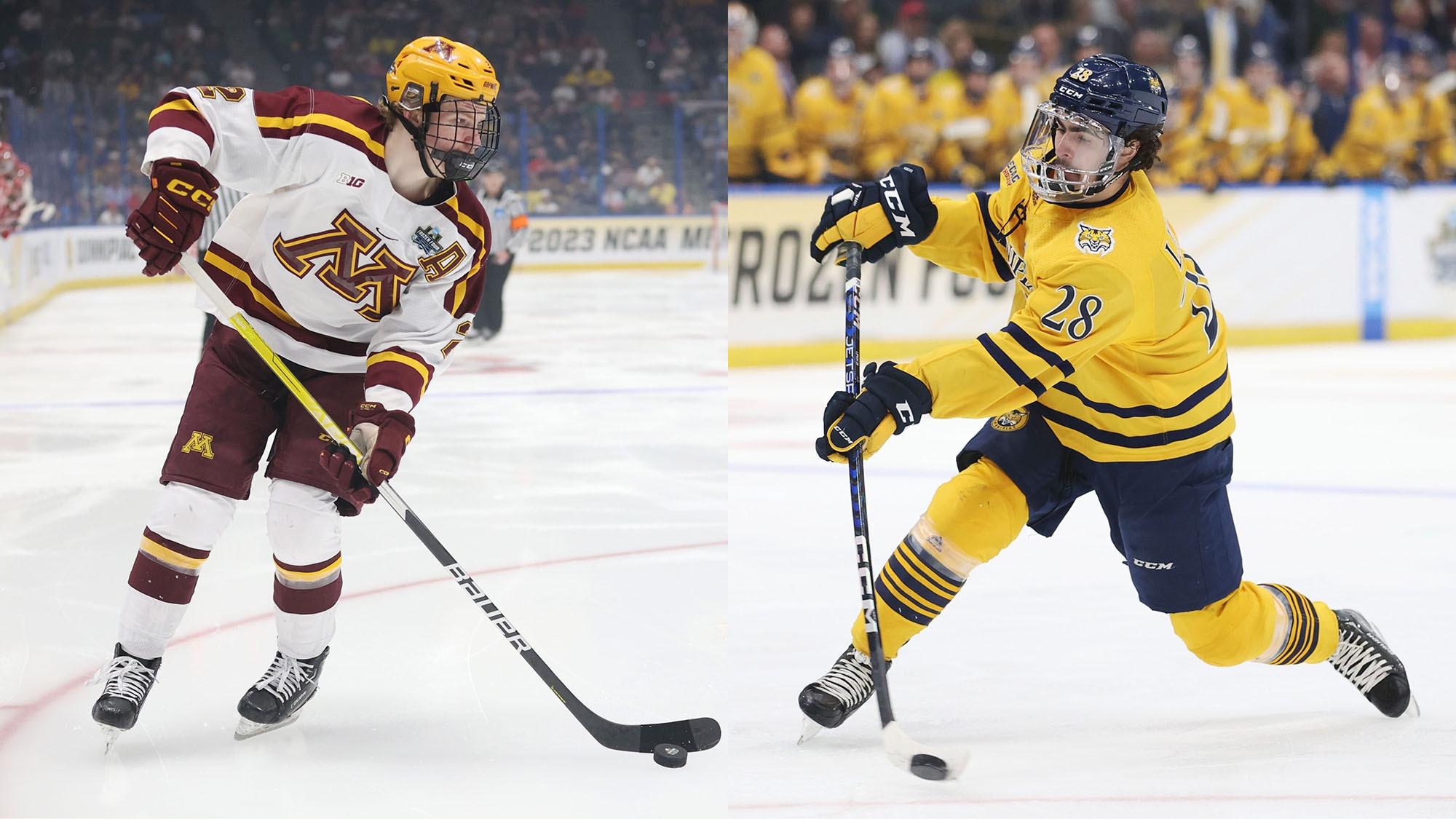 (1) Minnesota vs. (2) Quinnipiac men's hockey