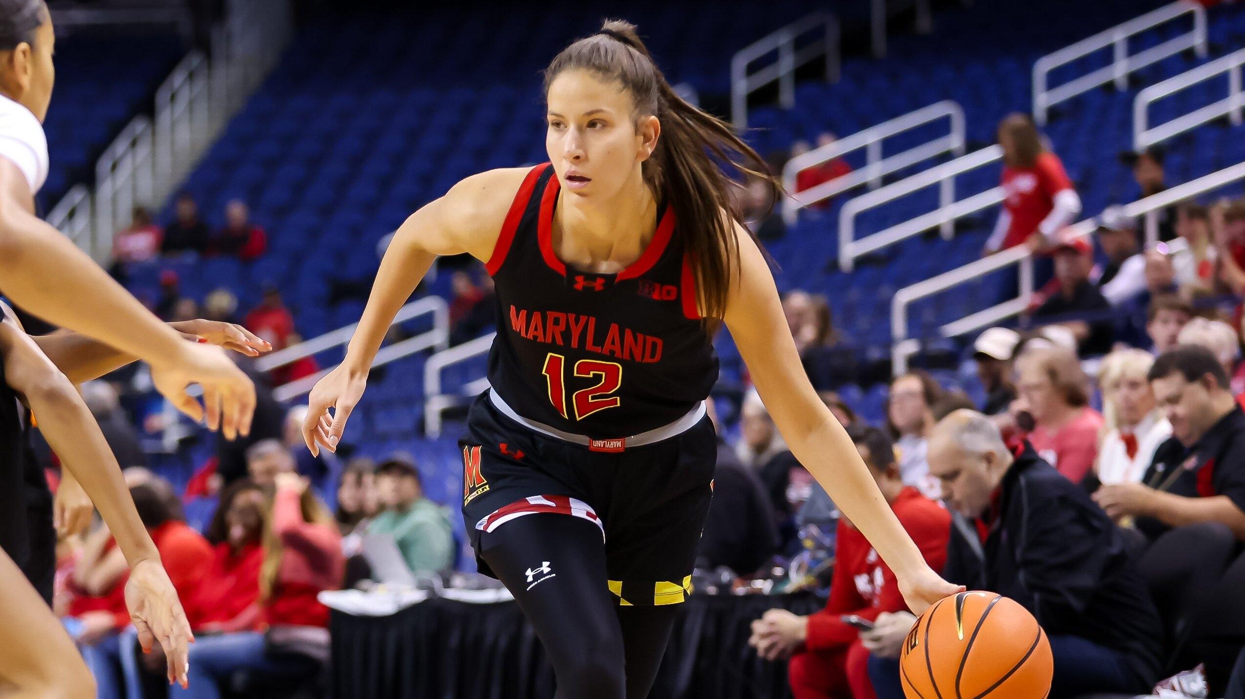 Indiana transfer Yarden Garzon playing for Maryland women's basketball